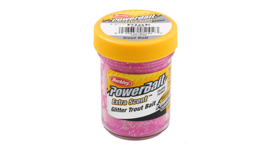 BERKLEY POWERBAIT GLITTER TROUT BAIT PINK