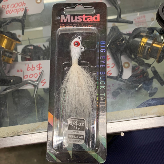 Mustad big eye buck tail jig 3/4 oz