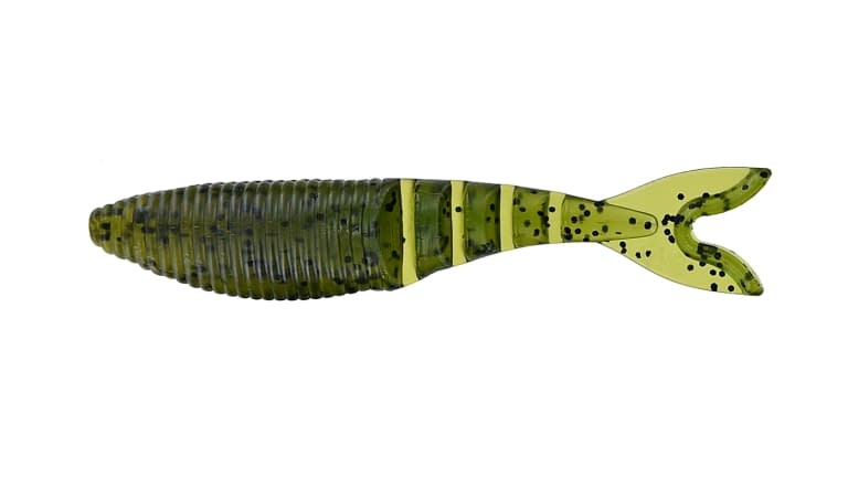 YAMAMOTO ZAKO SWIMBAIT 4" QTY 6  WATERMELON W/BLACK FLAKE