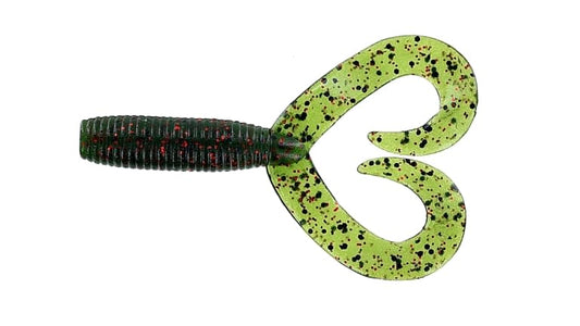 YAMAMOTO DOUBLE TAIL 5" GRUB Watermelon Blk/Red 16-20-208