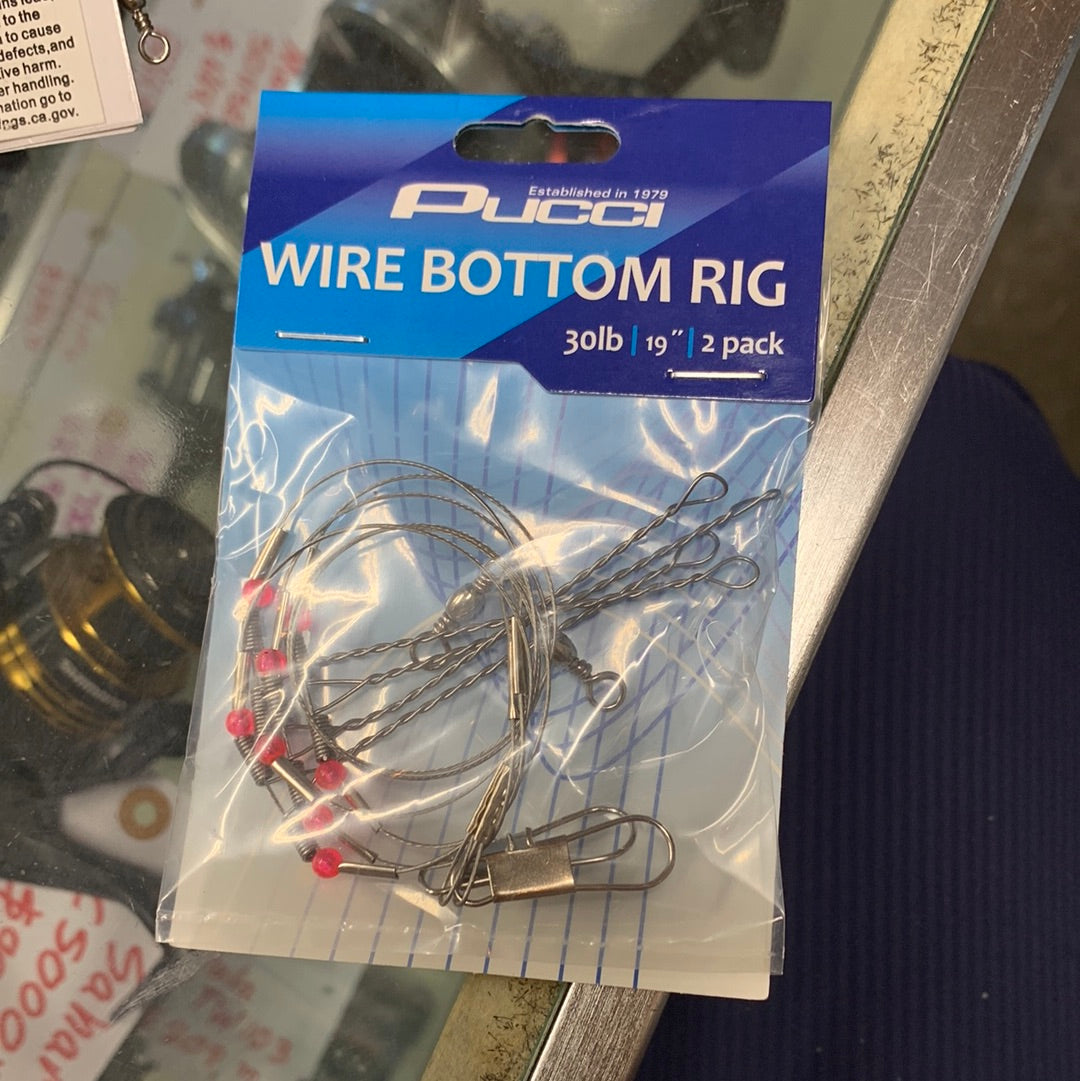 Pucci wire bottom rigs(2 pack)