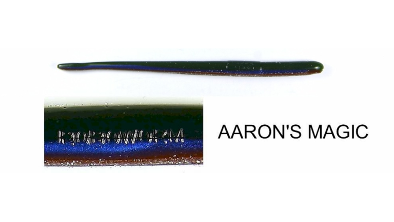 ROBOWORM FAT STRAIGHT TAIL WORM 4.5" AARONS MAGIC  qty 8  SK-8296-8