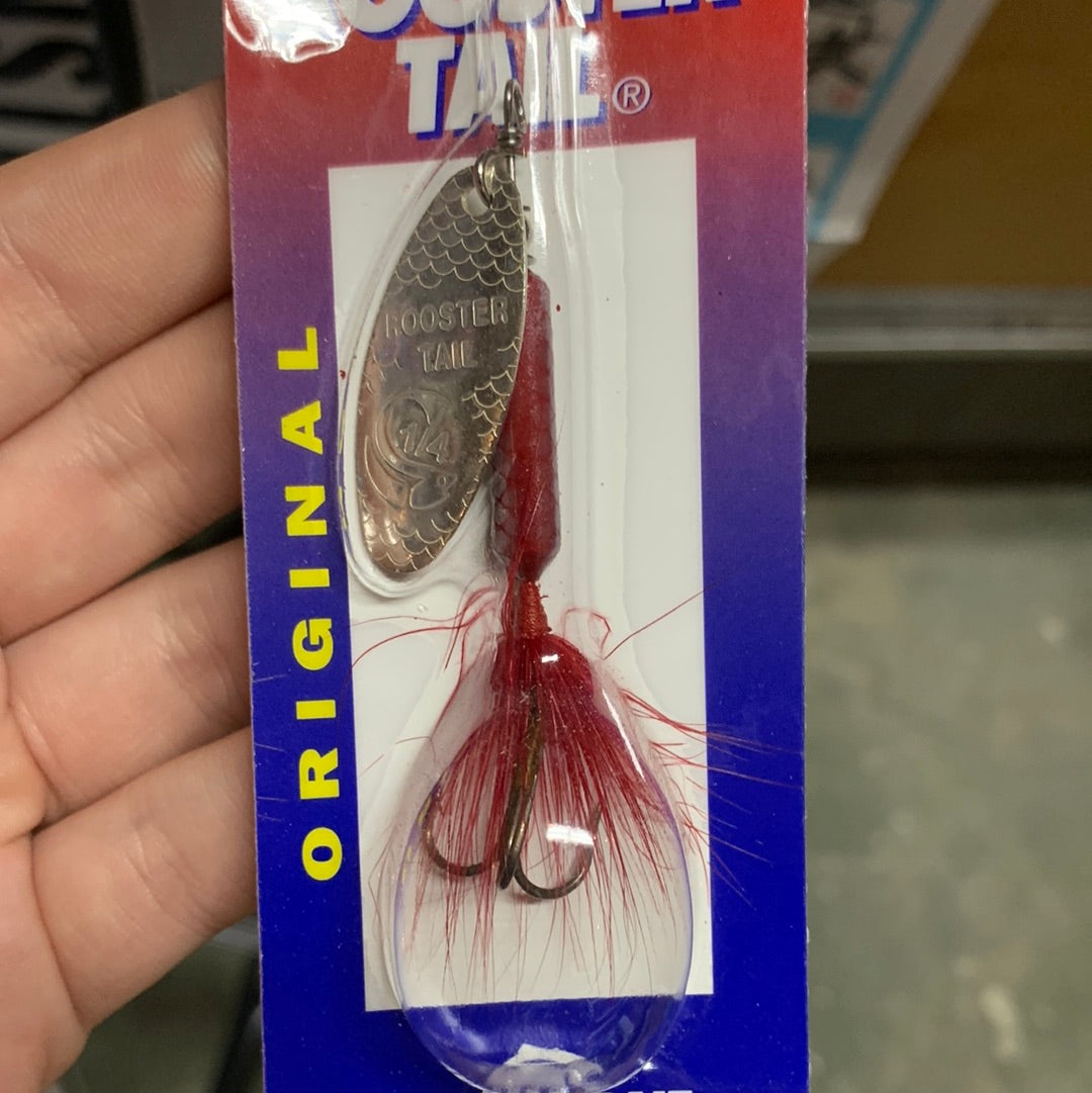 Rooster tail 1/4 oz, red