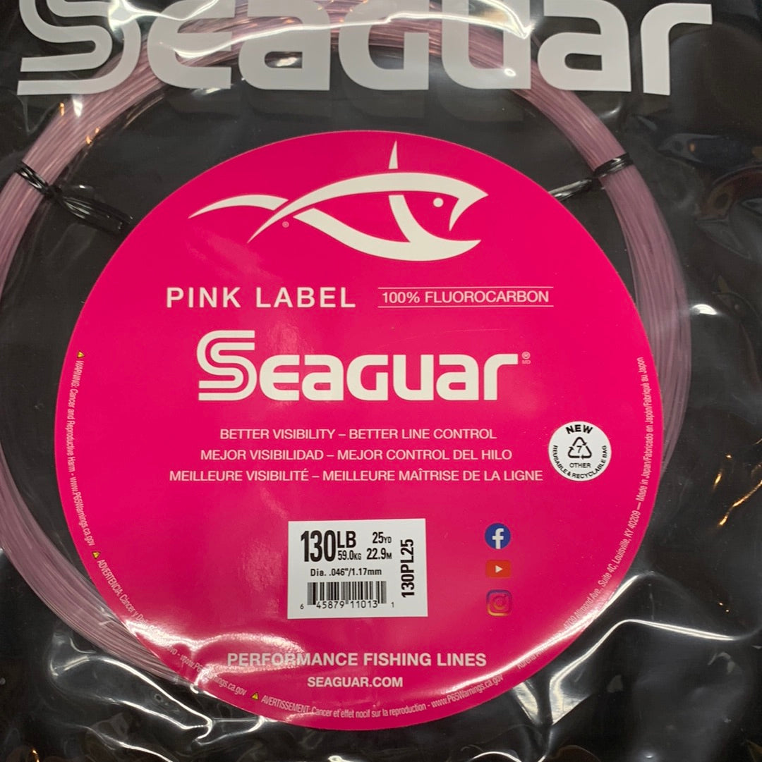 Seaguar pink label 25yd 130lb line 130PL25