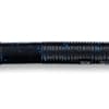 YAMAMOTO SENKO BLACK /LRG BLUE FLAKE - BLUE TIP  5"  9-10-523