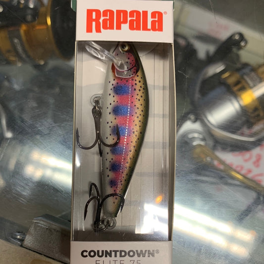 Rapala elite 75, rainbow trout