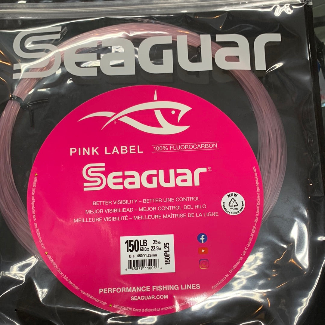 Seaguar pink label 25yd 150lb line 150PL25