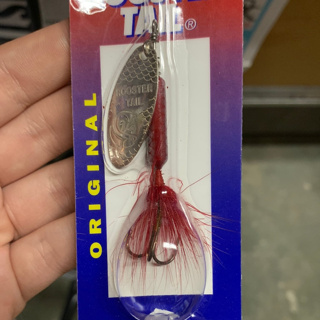 Rooster tail 1/4 oz, red