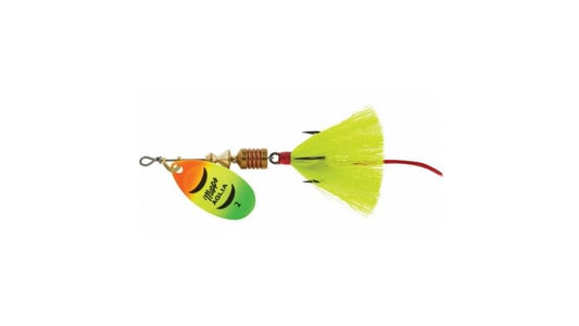 MEPPS AGLIA DRESSED SPINNERS 1/4 oz. HOT FIRETIGER  B3-HFTY