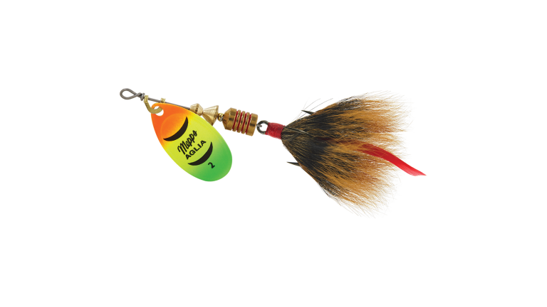 MEPPS AGLIA DRESSED SPINNERS 1/6 oz. HOT FIRE TIGER BROWN  B2ST HFT-BR