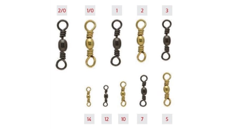 PUCCI BARREL SWIVELS size 5 qty 6