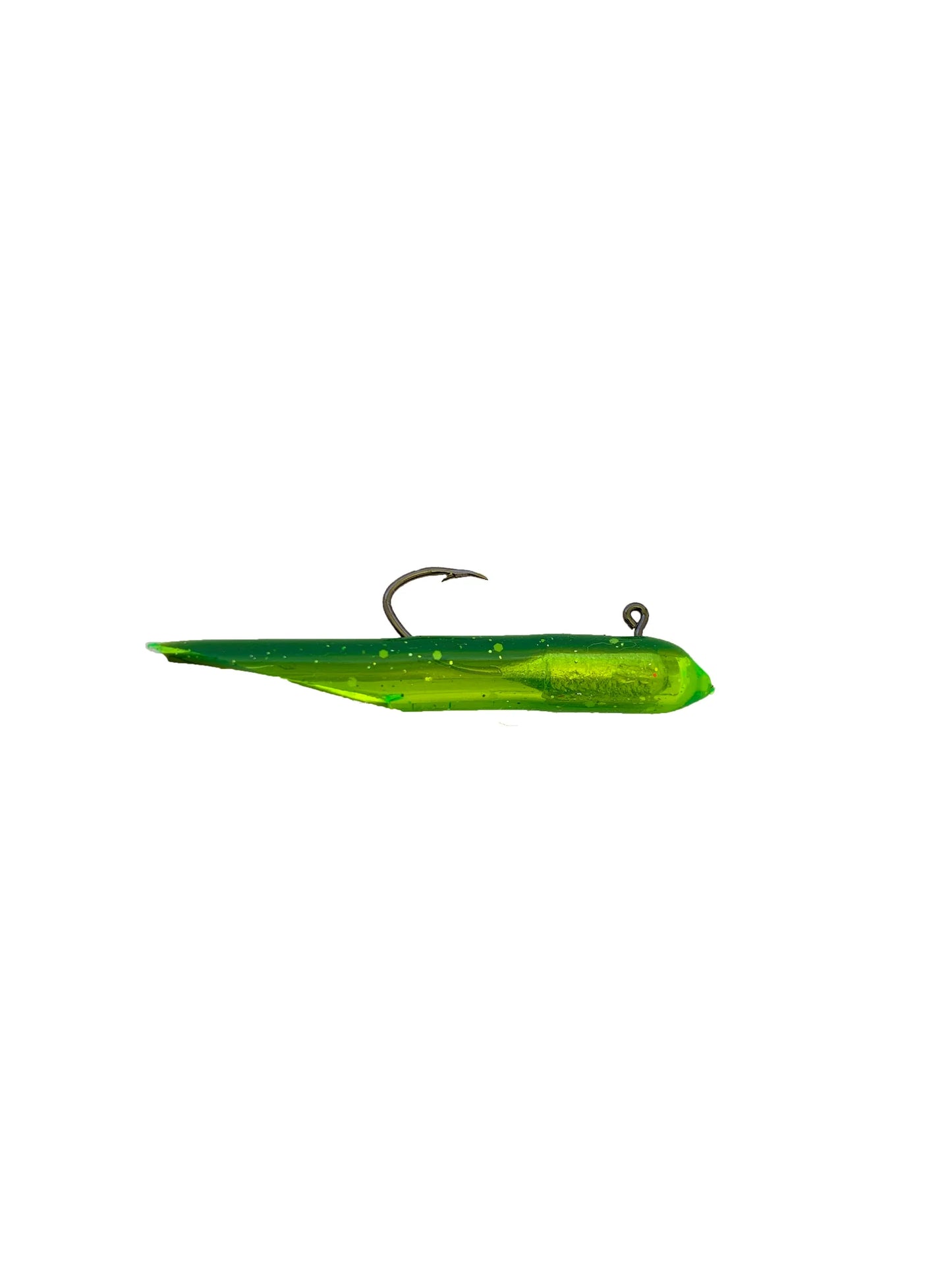 RED RUM CUSTOM MINI JIGS 1/32OZ CHARTREUSE GREEN COLOR