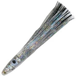 Zuker Grass Skirt Trolling Lure ZGM-8/WHT-CLR-SIL. MADE IN THE USA!