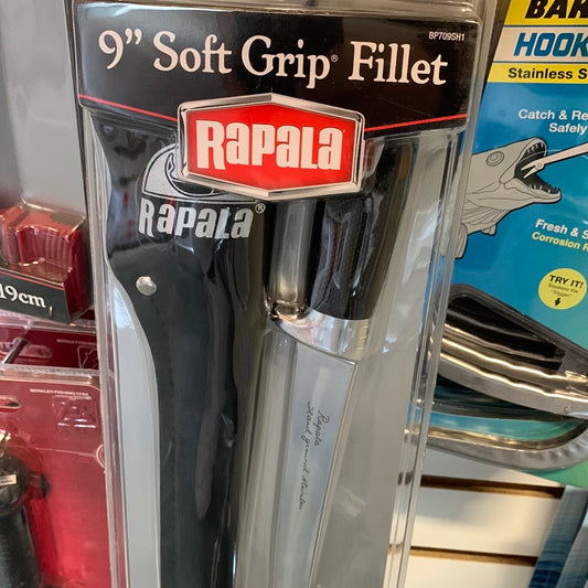 Rapala 9” fillet knife soft grip