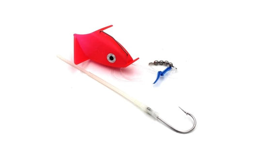 SHELTON FBR RIGGED HERRING HEAD RED