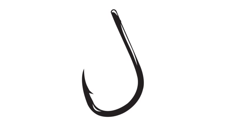 GAMAKATSU LIGHT WIRE LIVE BAIT HOOK SIZE 2  Qty 7