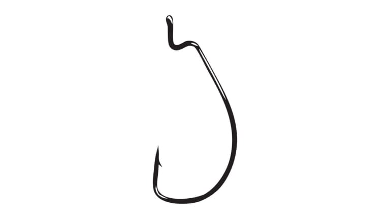 GAMAKATSU OFFSET SHANK EWG WORM HOOK RED HOOK 3/0 58313