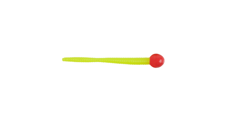 Powerbait mice tails, FLOURESCENT RED CHARTREUSE   13ct