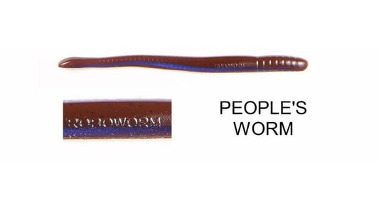 ROBOWORM FAT STRAIGHT TAIL WORM 6" PEOPLES WORM  qty 8  SF-A2AF-8