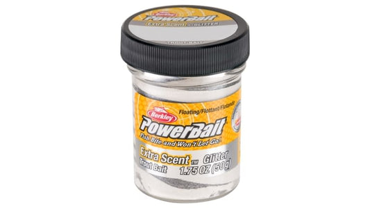 BERKLEY POWERBAIT GLITTER TROUT BAIT SILVER VEIN