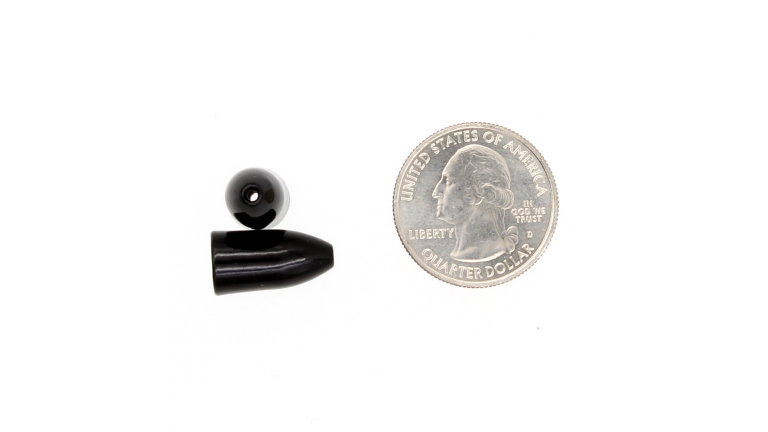 E-Z WEIGHTS TUNGSTEN BULLET WEIGHT 1/2 oz black qty 1