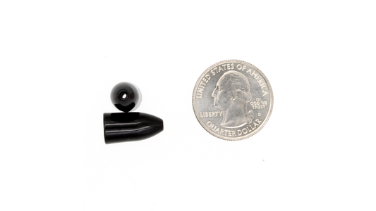 E-Z WEIGHTS TUNGSTEN BULLET WEIGHT 1/2 oz black qty 1