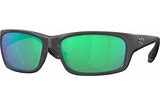 COSTA SUNGLASSES JOSE PRO MATTE BLACK W/GREEN MIRROR 580G