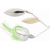 WAR EAGLE NICKEL WILLOW/WILLOW SPINNERBAIT HOT WHITE  SHAD 1/2