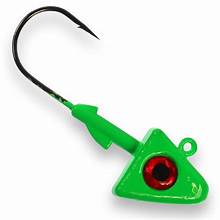 Pitbull Tackle UV Shad Jig Head GREEN 1oz qty 1