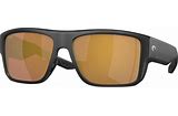 COSTA SUNGLASSES TAXMAN MATTE BLACK W/GOLD MIRROR 580G