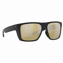 COSTA SUNGLASSES LIDO MATTE BLACK W/GOLD MIRROR 580 G