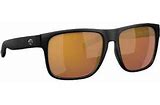 COSTA SUNGLASSES SPEAR0 XL 11  MATTE BLACK W/GOLD MIRROR 580G