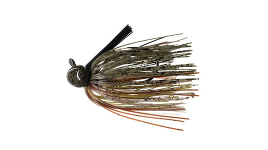 DIRTY JIGS TOUR LEVEL SKIRTED FOOTBALL JIGS 1/2 OZ GREEN PUMPKIN CRAW