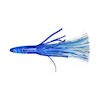 ZUKER  Tuna Troller BLUE & WHITE Grass Skirt. White and Blue Inner Skirt. Blue Outer Skirt. Blue Head