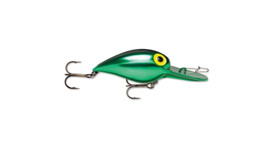 STORM ORIGINAL WIGGLE WART METALLIC GREEN BLACK BACK  V106