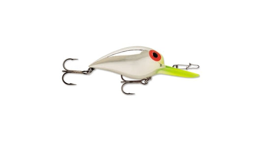 STORM ORIGINAL WIGGLE WART Metallic Silver/Chartreuse Lip UV  V132