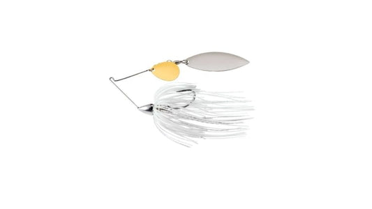 WAR EAGLE NICKEL COLORADO WILLOW SPINNERBAIT WHITE SILVER