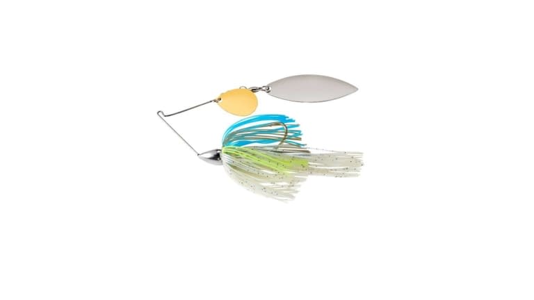 WAR EAGLE NICKEL DOUBLE WILLOW SPINNERBAIT WHITE/SILVER 3/8