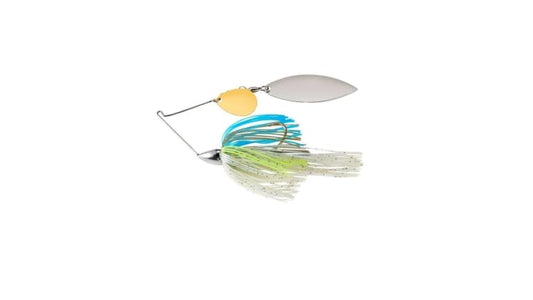 WAR EAGLE NICKEL DOUBLE WILLOW SPINNERBAIT WHITE/SILVER 3/8