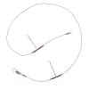 P-LINE STAINLESS STEEL WIRE SURF LEADER 19"    WBR19-2