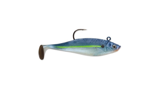 STORM WILDEYE SWIM SHAD BLUE STEEEL SHAD  4"