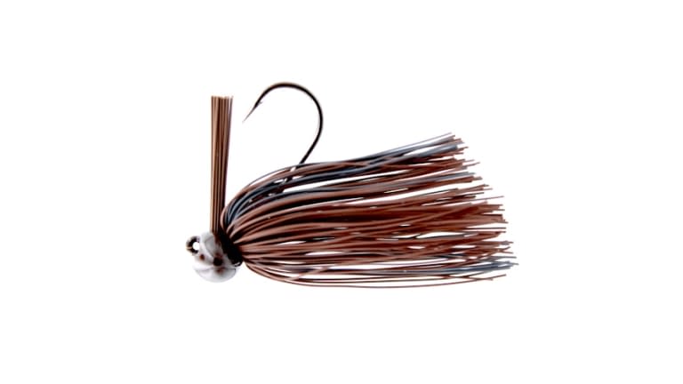 BASS PATROL ROUND RUBBER FOOTBALL JIGS 1/2oz Brown/Black