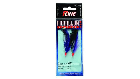 P-LINE FARALLON FEATHER ROCK COD RIG 3/0 PURPLE BLACK