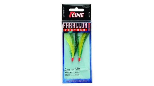 P-LINE FARALLON FEATHER ROCK COD RIG 3/0 Green Chartreuse